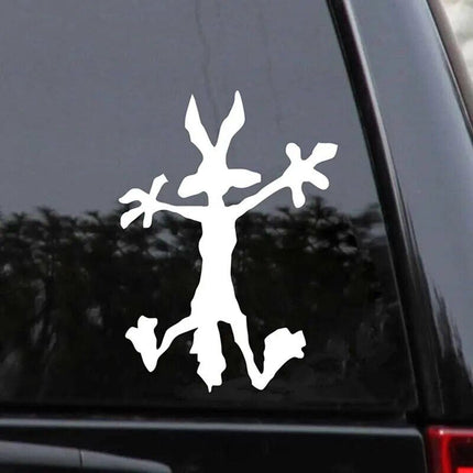 Funny Cartoon Vinyl Car Decal - Exterior Auto Window & Bumper Decoration - Wnkrs