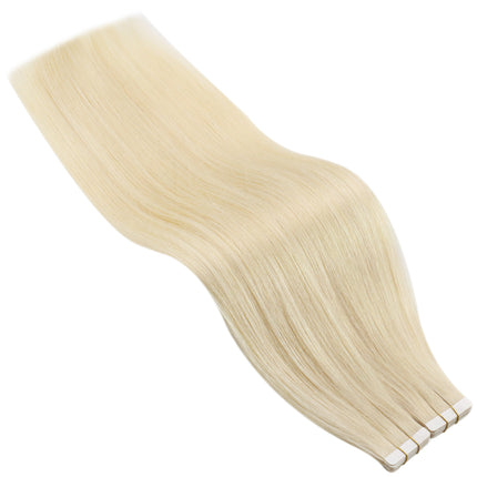 Lujosas extensiones de cabello humano con cinta adhesiva