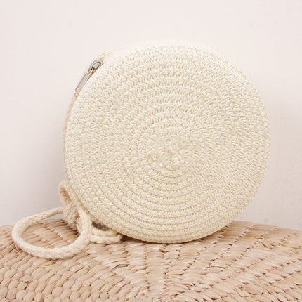 Summer Woven Straw Crossbody Bag