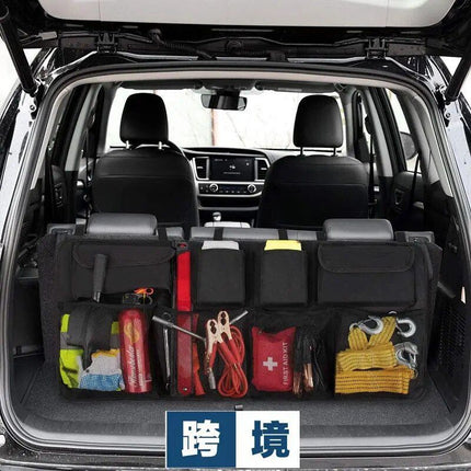 Large-Capacity Car Trunk Organizer Universal Fit Mesh Storage Bag - Wnkrs