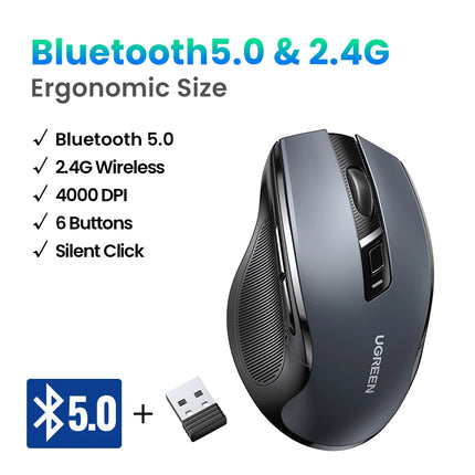 Souris Bluetooth sans fil avec double mode