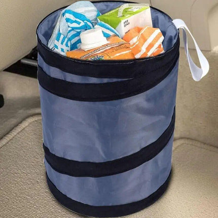 Compact Collapsible Car Trash Can - Wnkrs