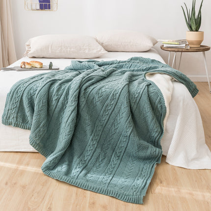 European Style Retro Knitted Casual Blanket Autumn And Winter Sofa Cover - Wnkrs