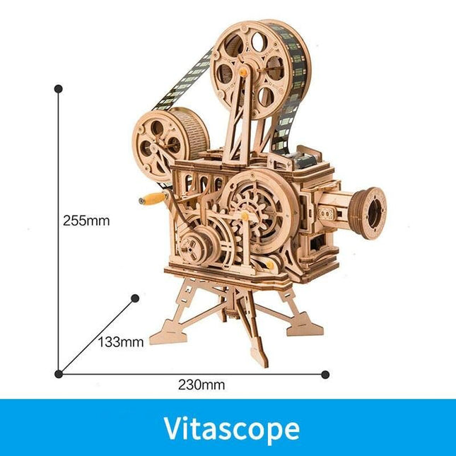 Classic Film Vitascope 3D Wooden Puzzle - Wnkrs