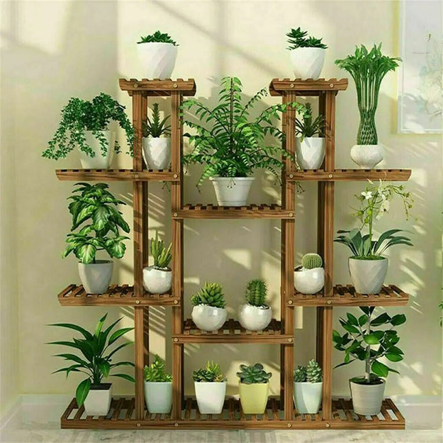 46in Wood Multi-Tier Plant Stand - Wnkrs