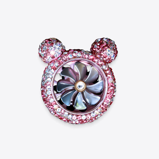 Pink Crystal Bear Air Freshener - Wnkrs