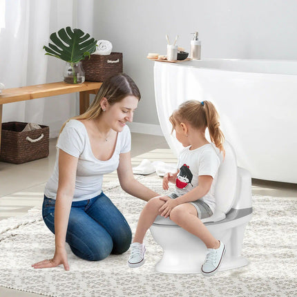 Kids Realistic Potty Training Toilet with Sound & Lighting - Wnkrs