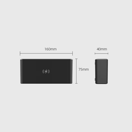 Chargeur sans fil et réveil LED avec thermomètre