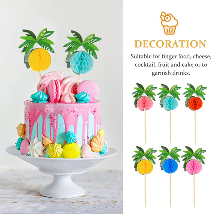 Palillos para cócteles hawaianos: decoración para fiestas tropicales (30/50 piezas)