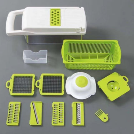 12 In 1 Manual Vegetable Chopper Kitchen Gadgets Food Chopper Onion Cutter Vegetable Slicer - Wnkrs