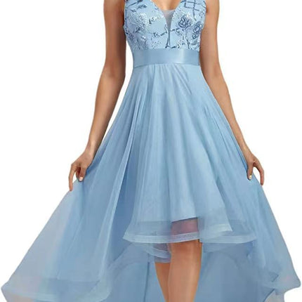 Bridesmaid Prom Evening Dress For Sequin Gauze Annual Meeting