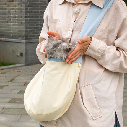 Bolsa de lona para transportar gatos y perros pequeños