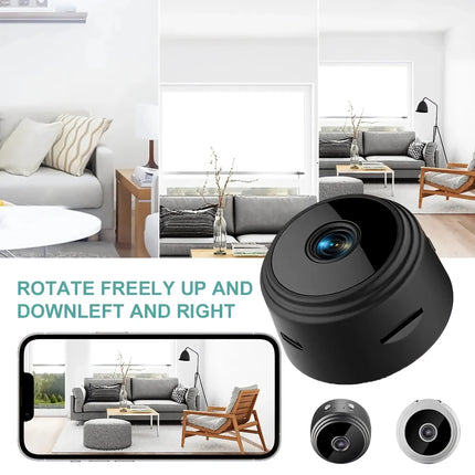 Compact 1080P WiFi Camera for Home Security and Surveillance