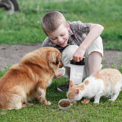 Portable 2-in-1 Dog Water Bottle & Bowl - Wnkrs