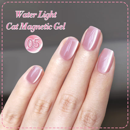 Vernis à ongles en gel magnétique chat en perles de verre scintillantes