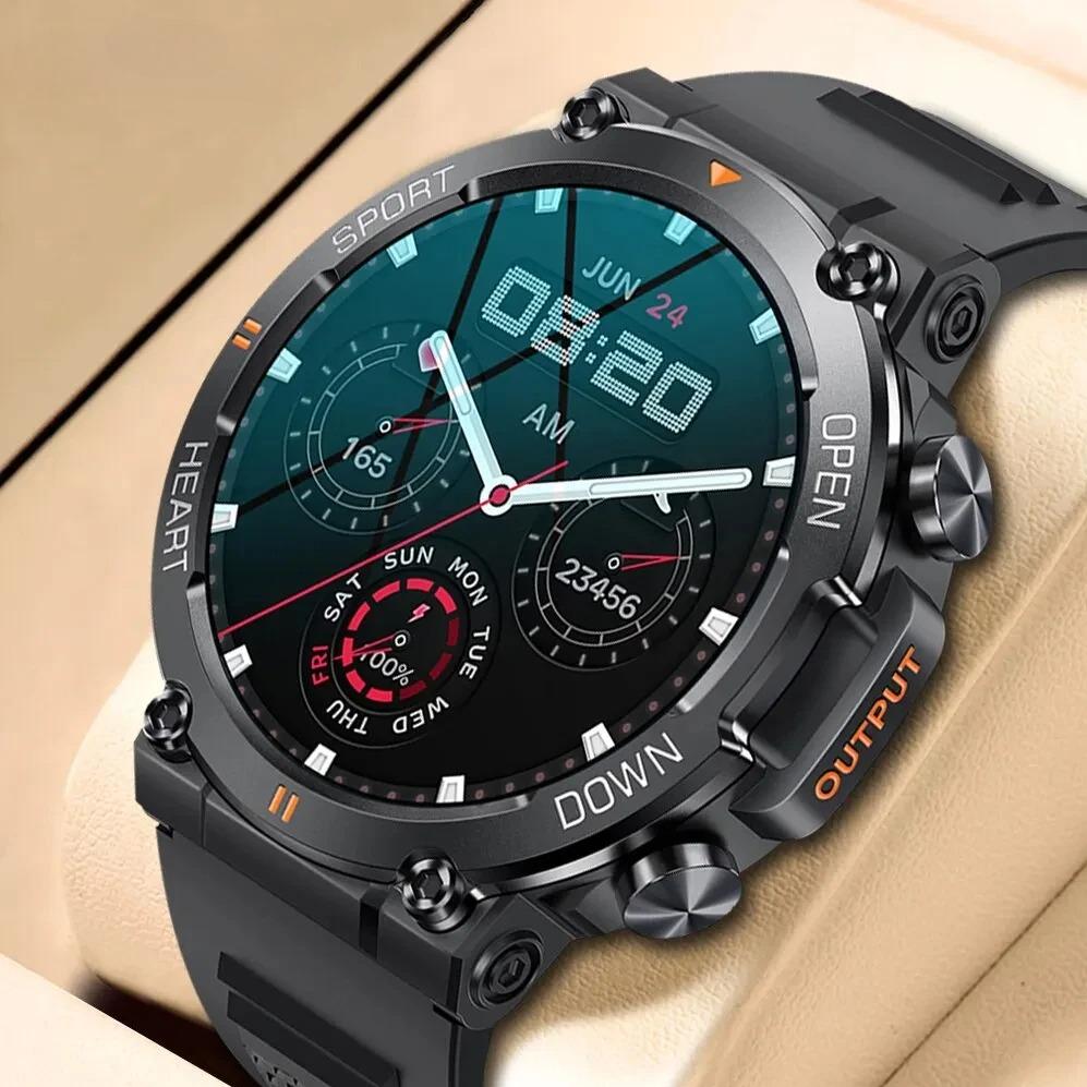 HD Bluetooth Call Smart Watch with Heart Monitor & Fitness Tracker
