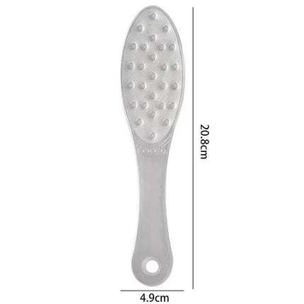 Râpe à pied double face en acier inoxydable