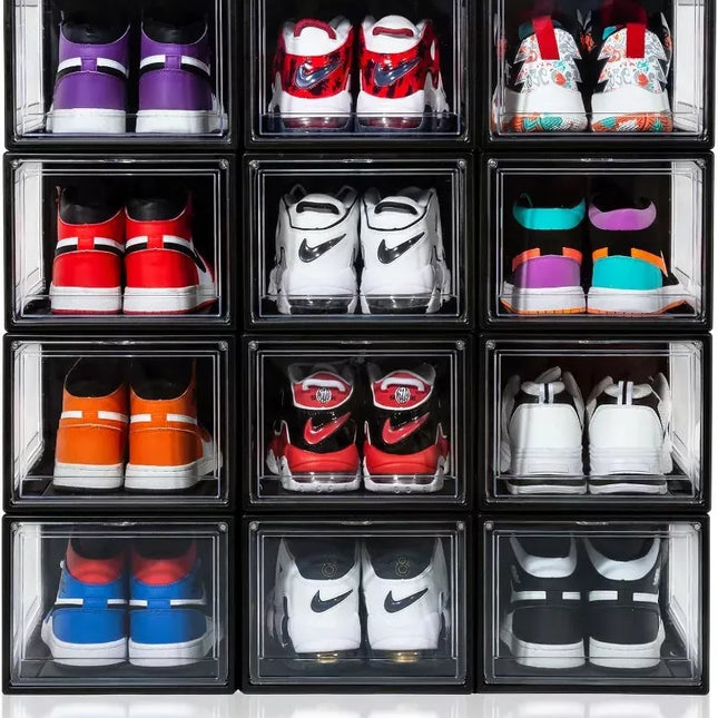 Clear Acrylic Stackable Shoe Boxes - Wnkrs