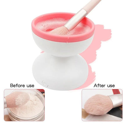 Fast and Efficient USB-Charged Electric Makeup Brush Cleaner and Dryer - Wnkrs