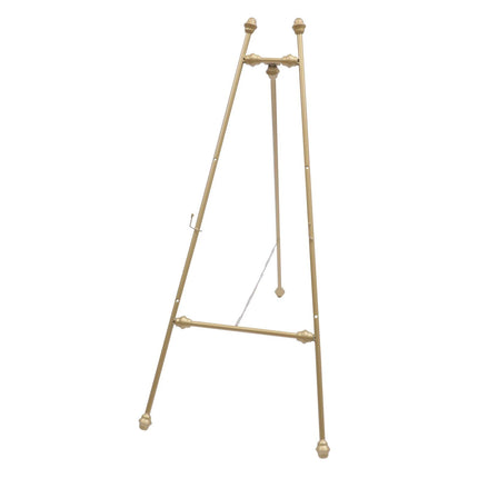 Elegant Golden Iron Floor Easel Stands for Weddings and Displays - Wnkrs