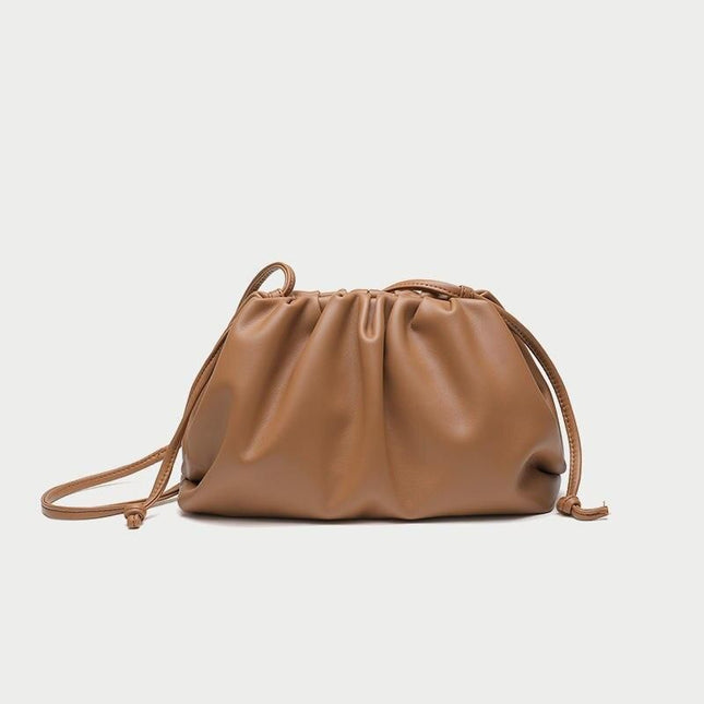 Sac à bandoulière élégant en cuir PU souple