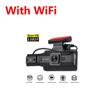 1080P HD Dash Cam with 360° Wide Angle, Night Vision, and G-Sensor - Wnkrs