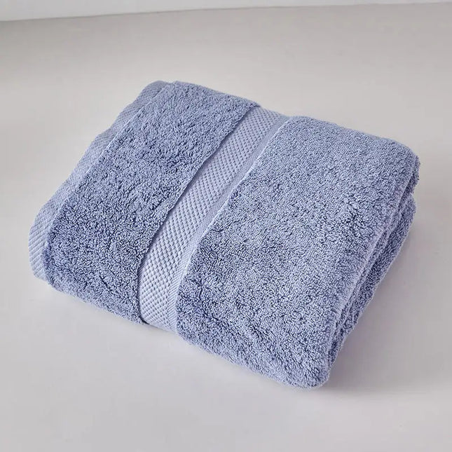 Serviette de bain de luxe en coton à longues fibres