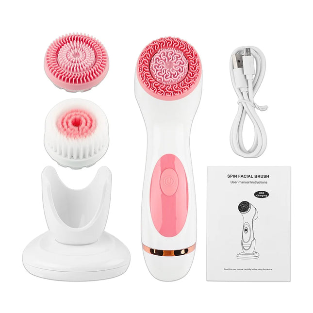 Brosse nettoyante à ultrasons pour le visage