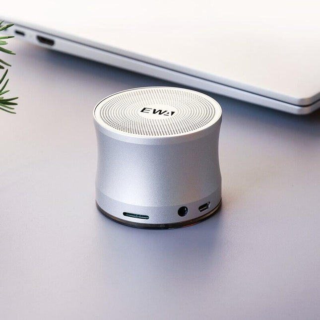 Enceinte Bluetooth compacte avec stéréo TWS, boîtier en métal et multi-connectivité