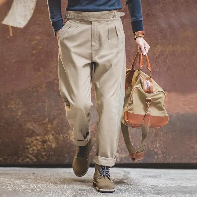 Pantalon cargo décontracté élastique pour homme