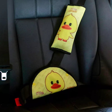 Kids Cartoon Safety Car Seat Belt Cushion and Adjuster Set - Wnkrs