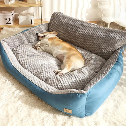 Acogedora cama para perros cálida y acogedora para el invierno