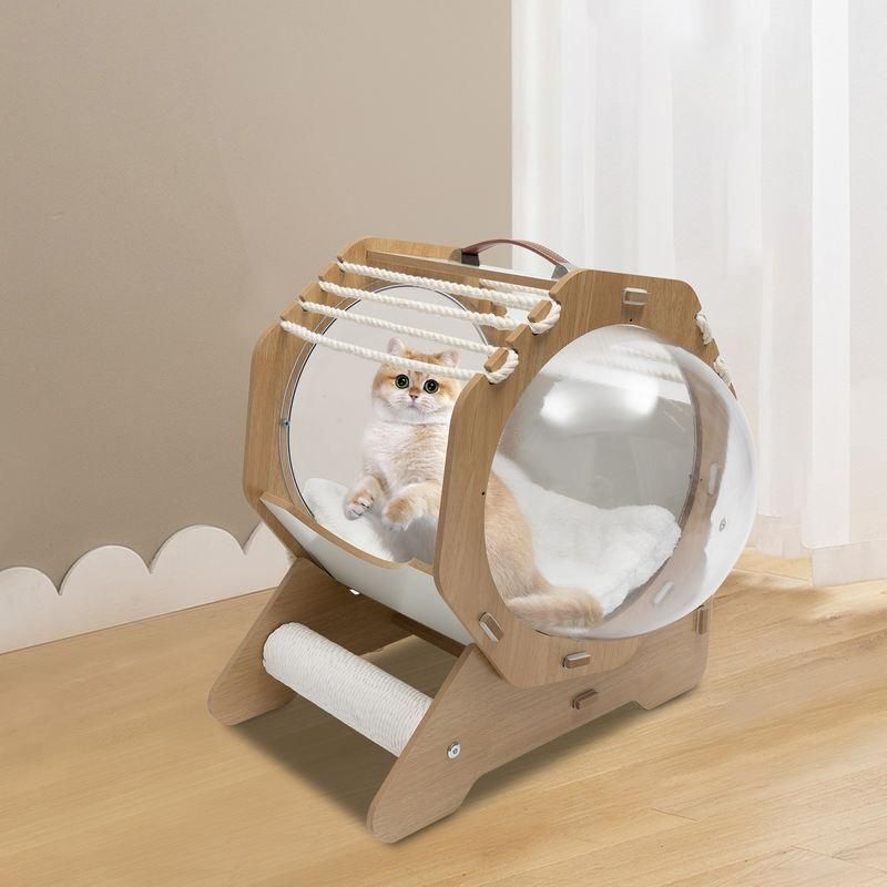 Modern Spaceship Pet Bed for Cats and Dogs