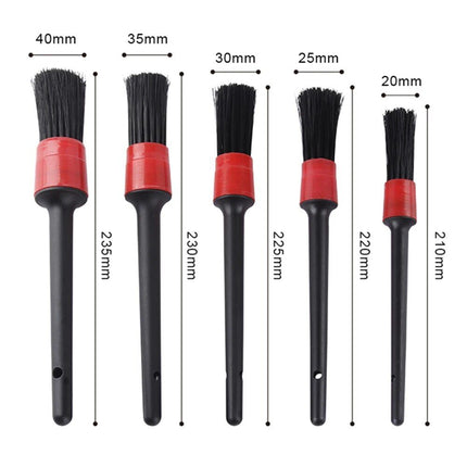 5-Piece Car Detailing Brush Set - Wnkrs