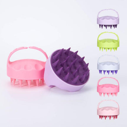 Brosse de massage du cuir chevelu en silicone