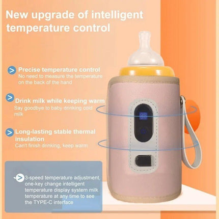 Portable Digital Baby Bottle Warmer with USB - Wnkrs