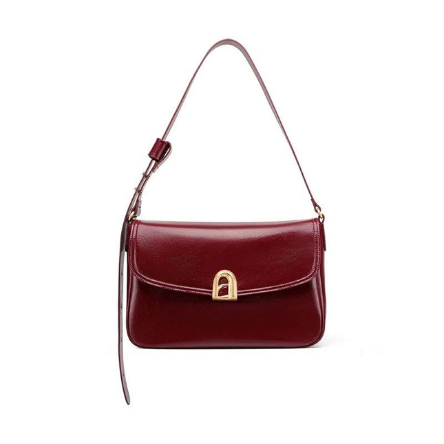 Elegante bolso cuadrado tipo bandolera o de hombro para mujer