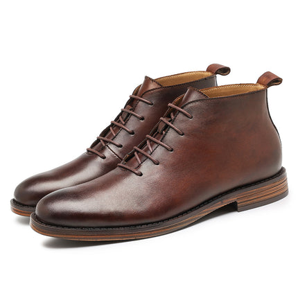 Bottines vintage faites main pour hommes