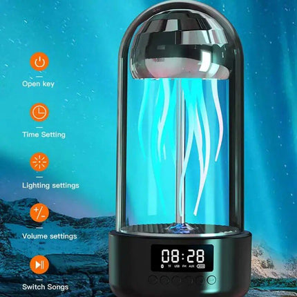 Mini Jellyfish Bluetooth Speaker with Colorful Lamp and Octopus Audio - Wnkrs