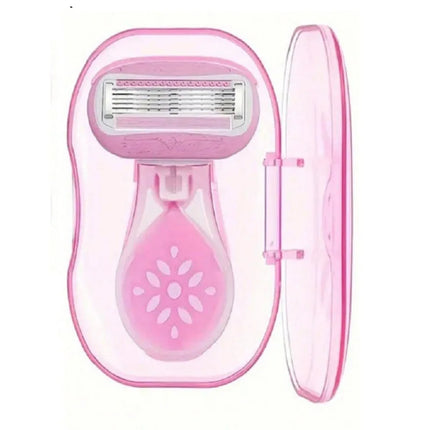 Rasoir portable pour femme avec bande d'aloe vera