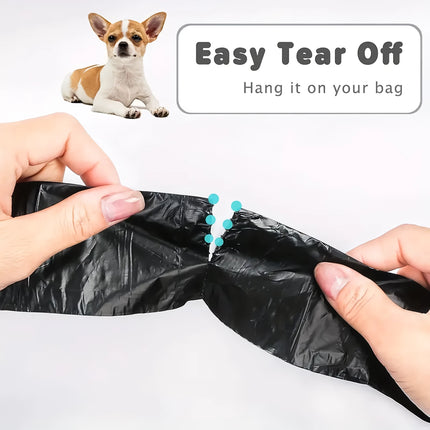 Bolsas biodegradables para excrementos de perro: bolsas para desechos de mascotas extra gruesas y resistentes al desgarro