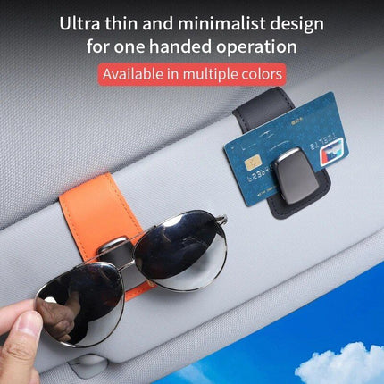 Luxe Auto Sun Visor Glasses Holder - Wnkrs