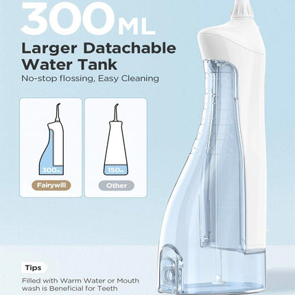 300ML High-Capacity Rechargeable Water Flosser - Wnkrs