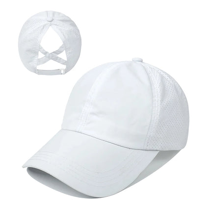 Casquette de baseball de sport en maille d'été pour femme