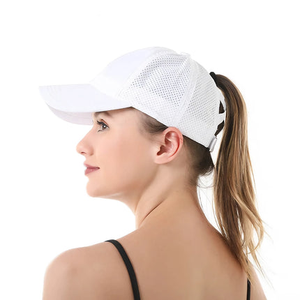 Casquette de baseball de sport en maille d'été pour femme