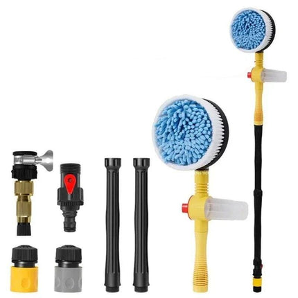 360° Rotary Car Wash Brush Kit with High-Pressure Washer - Wnkrs