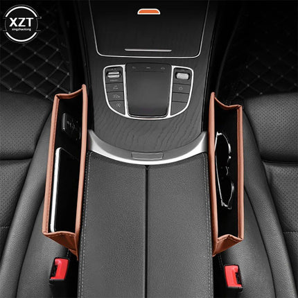 Luxury PU Leather Car Seat Gap Filler & Organizer - Wnkrs