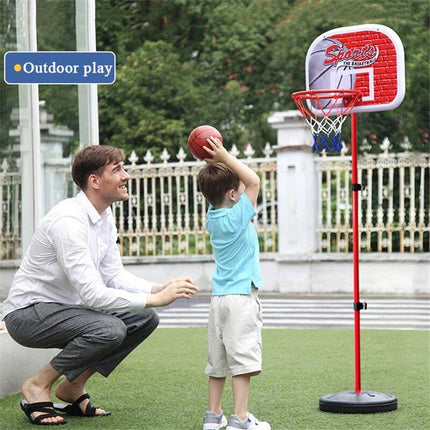 Adjustable Height Basketball Hoop Stand Set for Kids - Wnkrs