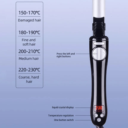 Fer à friser automatique de 25 mm avec rotation à 360 degrés - Fer à friser professionnel