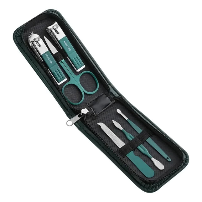 Ensemble de 6 coupe-ongles en acier inoxydable - Outils de manucure haut de gamme